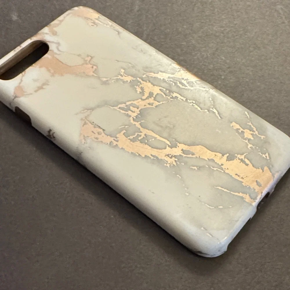 Luxurious Marble‎ Phone Case - Cream and Gold